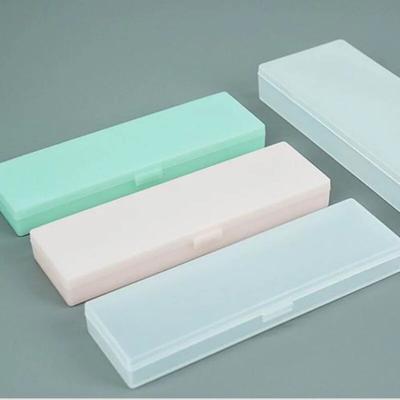 Transparent Plastic Pencil Box For Students Without Printing Simple Low Carbon Environmental Protection Pencil Case