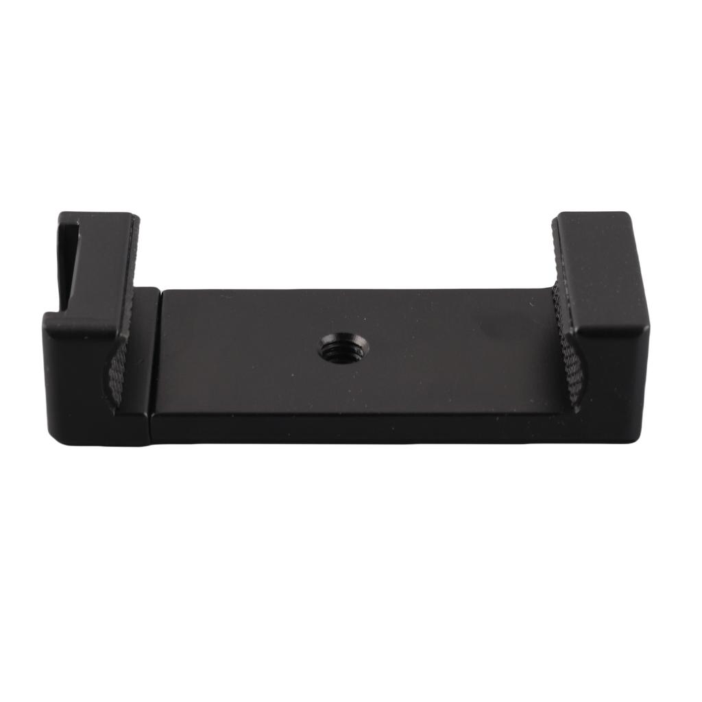 Universal All‑Metal Mobile Phone Clamp with 1 4 in Screw Holes Tripod Mount Adapter Adjustable Width