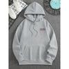 Unisex 2025 European Size Brooklyn Letter Print Hoodie Loose Pullover Top In Stock