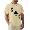 Ace of Spades poker playing card costume T-Shirt heavyweights summer top cute tops plain black t shirts