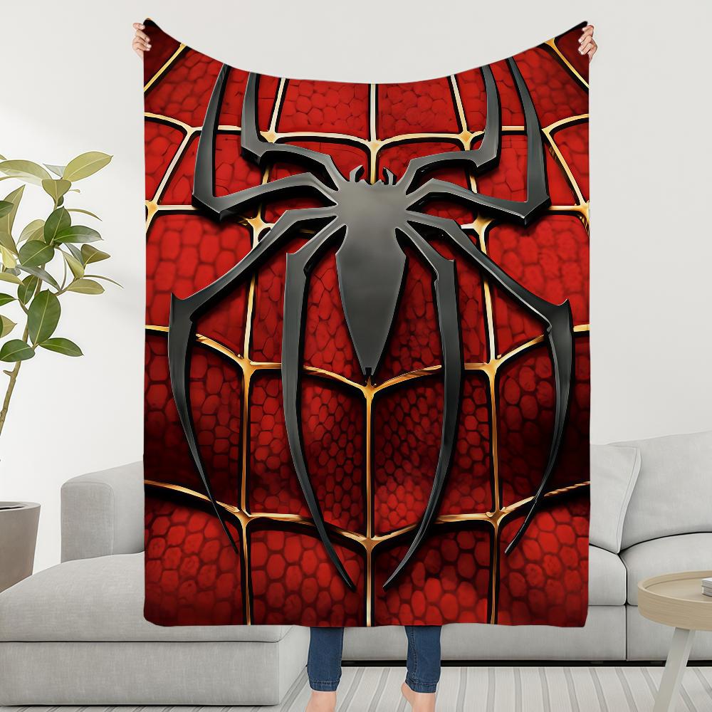 Blanket Throw Super Cosy Plush Living M-ManS S-SpiderS-ES Room Sofa Couch Childish Logo Birthday Gifts