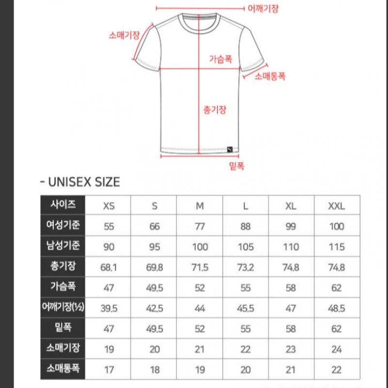 Puma Bodywear Puma New Unisex Basic ShorT Sleeve T shirT 2nd Type 1 Dark Gray