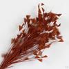 25 30cm Colored Chicken Feather Sprays On Wire For Florist Decor