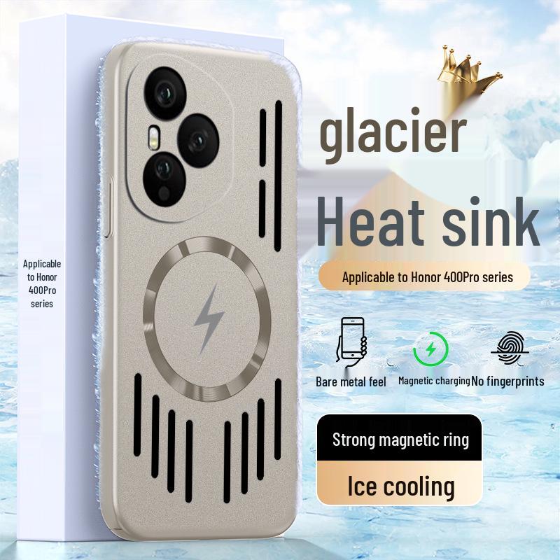 Honor 400 Magnetic Full Coverage Phone Case - Metallic Finish for Men and Women