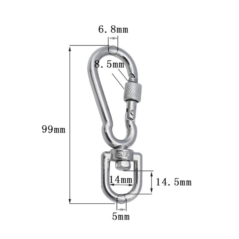 Quick Release Snap Hooks Locking Dog Leading Carabiner Clip  For Dog Walking Camping