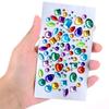 - Rhinest Sticker Bling Craft Jewels M Stickers, Assorted Size, 5 Sheets (