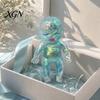 Portable Stress Ball Glitter Babies Relief Toy, Clear Baby Doll Squeeze Soft Stretchy Gadget Fidget Relaxing Gift for Adults Kids, Party Favors