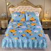 Bedroom Flat Sheets Bed Printed Fashion Modern Queen King Size Washed Cotton Comfortable Bedding Mattress Cover Bedspread