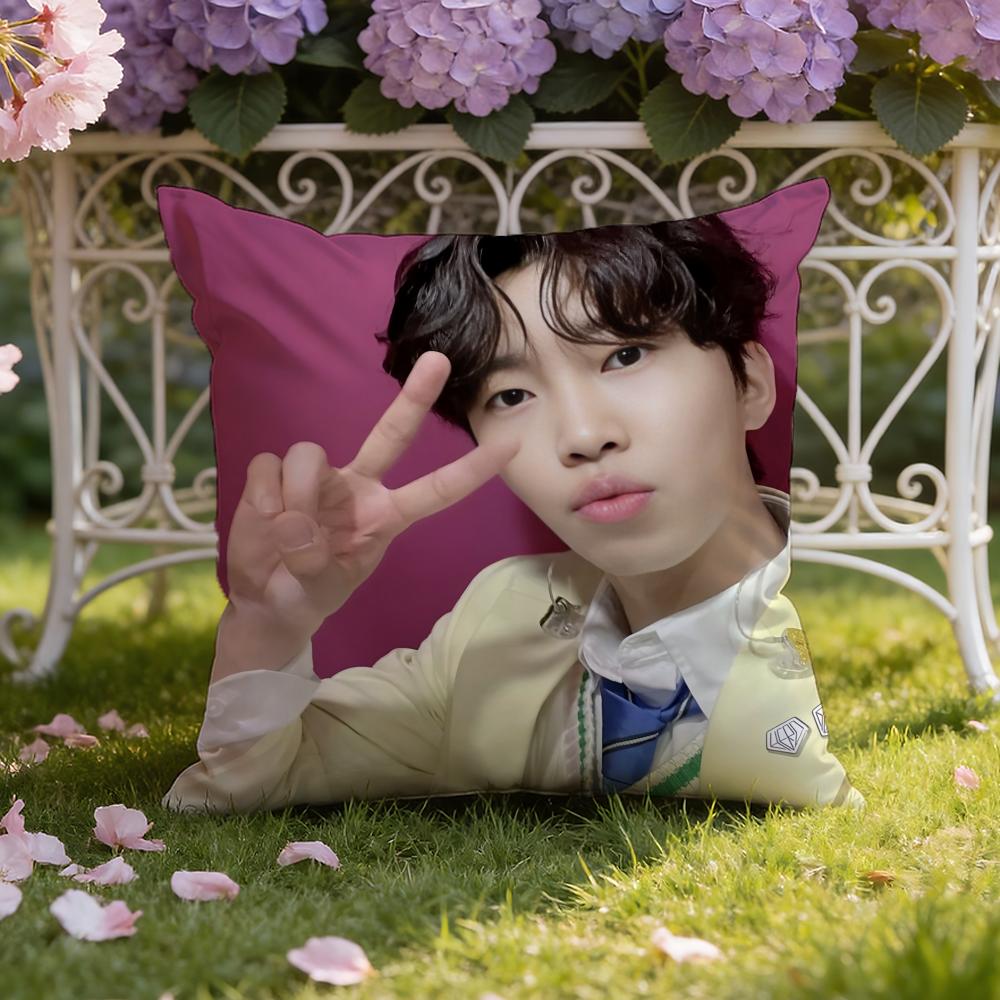 L-Lim Young W-Woong Cushion Cover Home & Car Dual-Scene Pillow Cover: Reversible for Premium Comfort