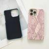 The new model is suitable for Apple mobile phone case 16promax bronzing snake pattern all-inclusive mobile phone case PC hard case oil edge protection