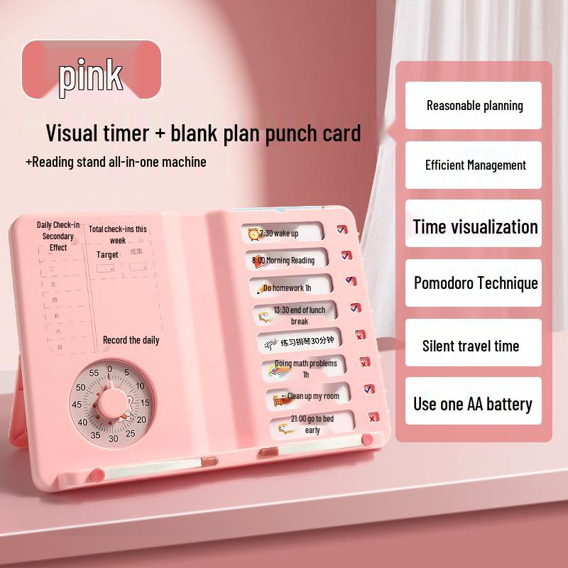 Adjustable Children's Book Stand: Multipurpose Reading Rack & Book Clip Holder.