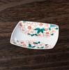 Takumi-style Arita ware small plate, Shin-nishiki Sakura-kamon Petit Plate, Made in Japan