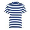 T-shirt Classica a Strisce alla Moda per Uomo Donna Personalità Colore a Contrasto Girocollo T-shirt Molteplici Opzioni di Colore Tee