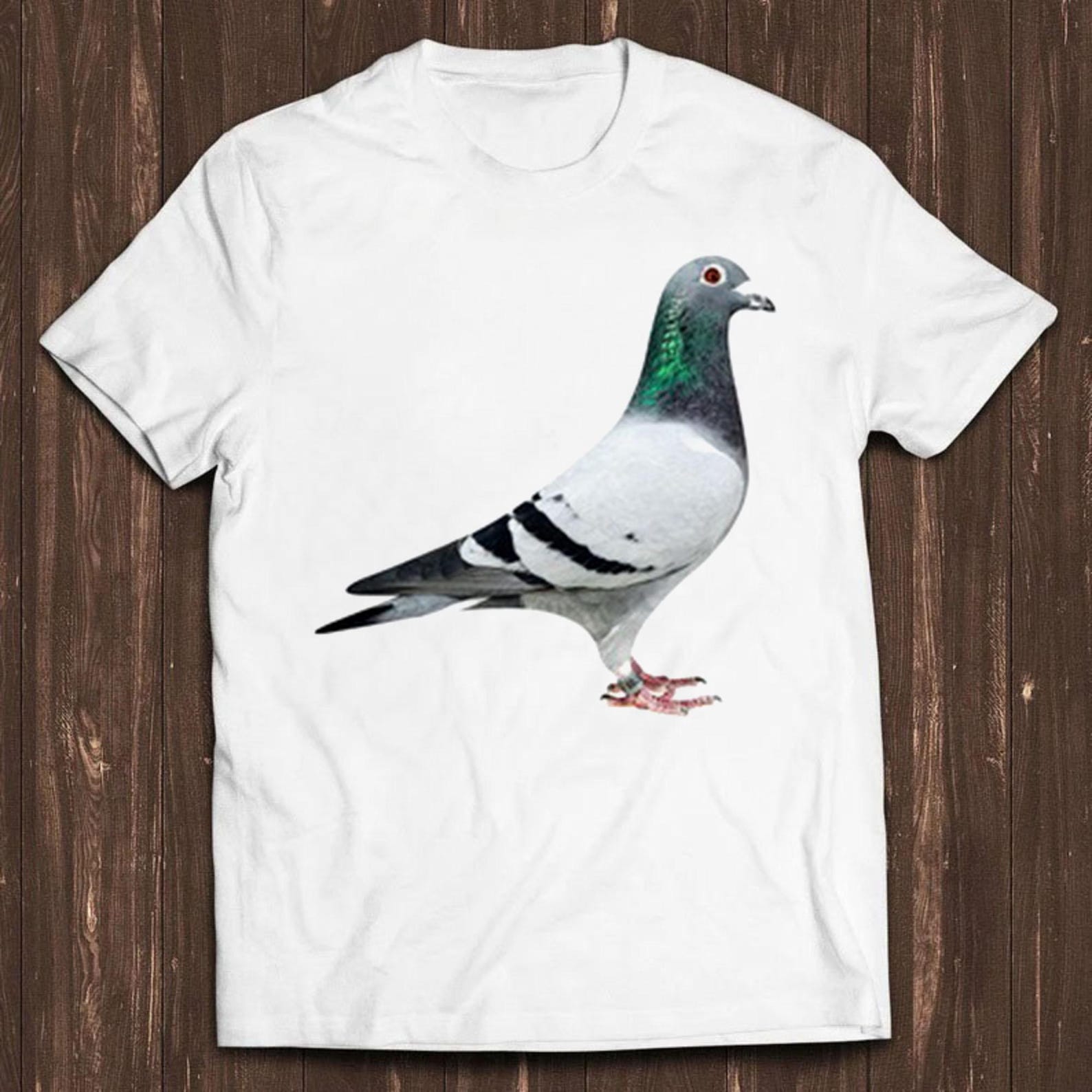 Pigeon T Shirt Peagon Flower Unicorn Bird Fly Animal Funny Cool Gift Tee C286 3XL