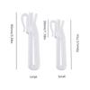 Plastic Plastic Curtain Hooks 85mm Pinch Pleated Curtain Drapery Pin Hook  For Window Curtain