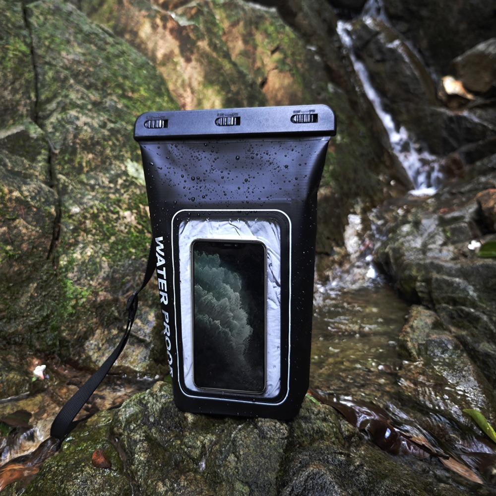Sinodiving Vielseitige 2L Wasserdichte Trockentasche für Outdoor-Reisen Strand Schwimmen-Schwimm- & Tauchtaschen für Mobiltelefone & Wertsachen