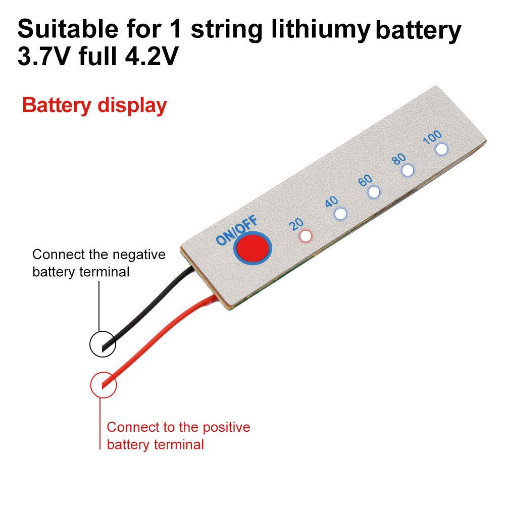 

1S-8S Intelligent Battery Display Lithium Battery Level Indicator 3.7-30V 18650 Lipo Li-ion Capacity Board DIY Charging Tester