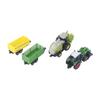 Kids Farm Tractor Toy Set Pull Back Realistic Scale Flexible Joints Toddlers Tractor Vehicle