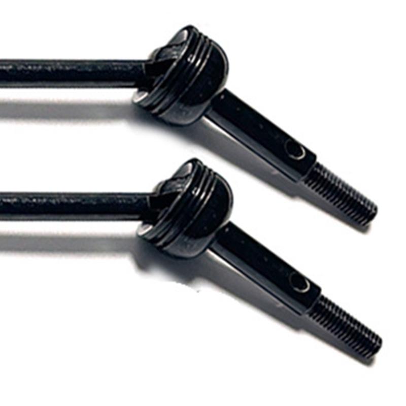 2Pcs Remote Control Vehicle RC Car Front And Rear Drive Shaft Cvd For Weili 144010 144001-02 124017-16-18 124019 (Black)