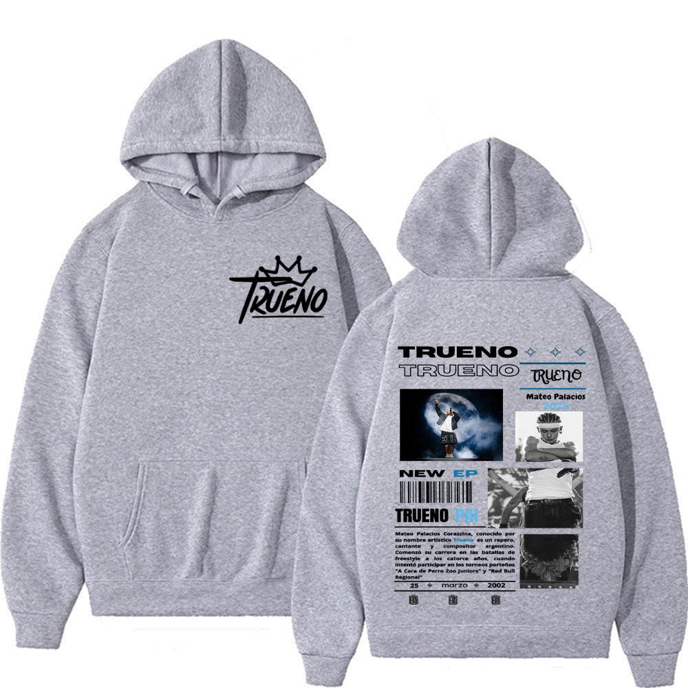 

Rapper Trueno Mateo Palacios Tour 2025 Graphic Pullover Men s Clothing Gothic Hip Hop Pop Music Hoodie Oversized Sweatshirt Tops 3XL