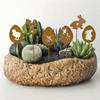 Outdoor Bunny Egg Silhouette Iron Garden Ornament for Hanging Basin Landscape For PlugIn Compatible Decoration