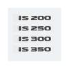 yzw6688 Glossy Black ABS Letter IS200 IS250 IS300 IS350 IS300h