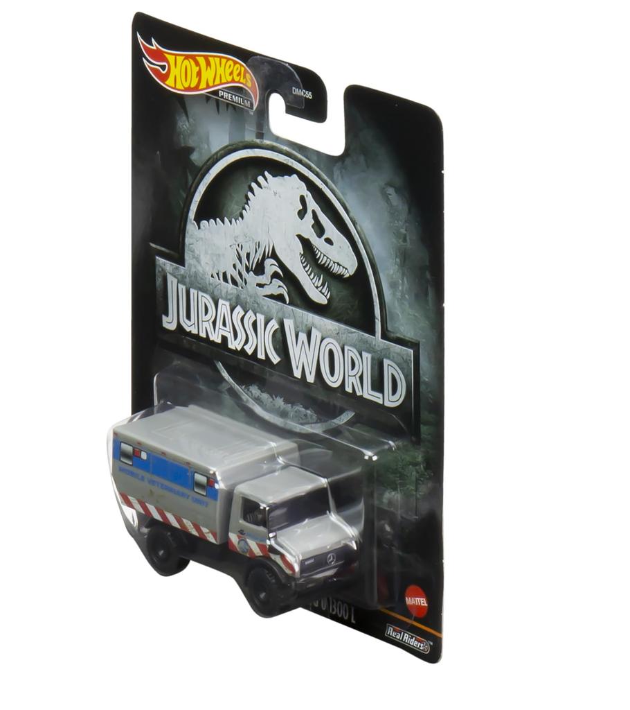 Hot Wheels Premium HCP08 Diecast Jurassic World Unimog U 1300 L Scale 1/64