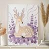 Crystal Pearl Painting 5D DIY Frame Decoration Painting Little Deer Home Wall Decoration Transparent Pearl Gemstone Painting Picture Art Crafts