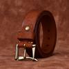 Men's Belt Retro Workwear Handmade Pin Buckle Belt Men's Bronze Quick Removal Quick Solution