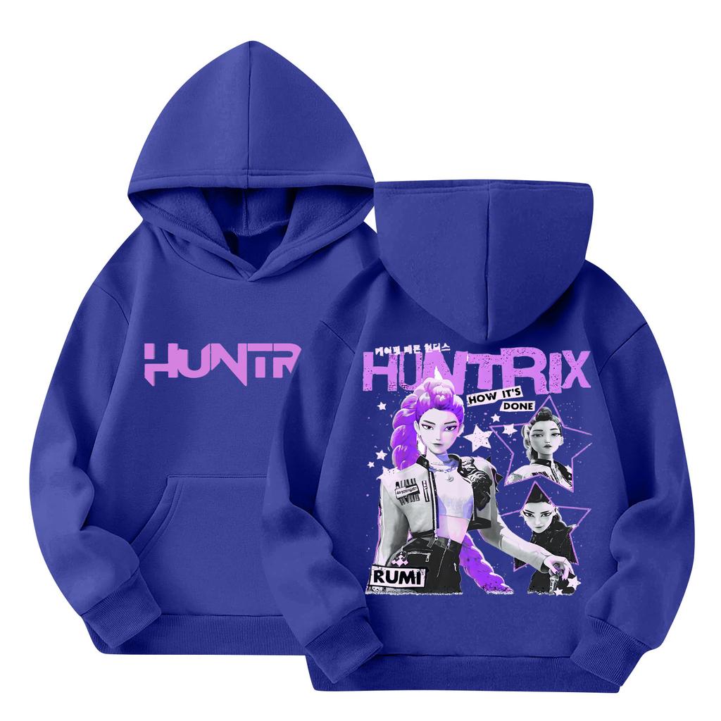 Women's Hooded Gradient Printed Long Sleeved Sweatshirt Loose Women's Sweatshirt  Sweatshirt