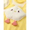 2025 New Style Girls' Pure Cotton Short-Sleeve Romper Newborn Baby Summer Thin One-Piece Crawling Suit Infant Duckling Summer Outfit