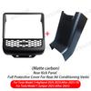 For Tesla Model Y Juniper 2026 Rear Screen Cover Protector Frame Back Air Vent Trim Protective White Car Interior Accessories
