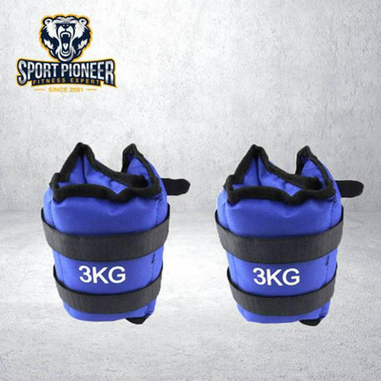 3kg Sandbag Ankle Weights with Hidden Straps Oxford Fabric Material