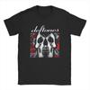 Deftones White Logo T-Shirts for Men Harajuku Gothic Japanese Vintage Cotton Tee Round Neck Short Sleeve Soft Oversized T Shirt