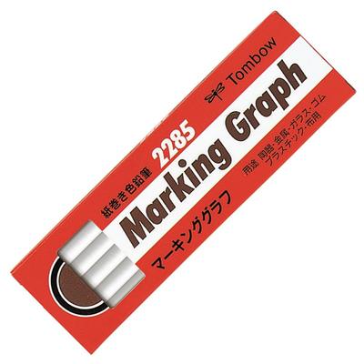 Tombow Colored Paper Marking 1 Pencils, Roll, Graph, White, Dozen, 2285-01