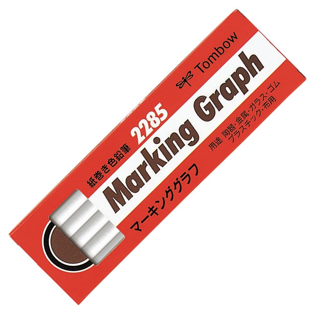 

Tombow Colored Pencils, Paper Roll, Marking Graph, White, 1 Dozen, 2285-01