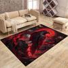 New product Red moon raven red fog  Carpet for Living Room Bedroom Bedside Floor Mat Cloakroom Children Playing Mat Area Rug