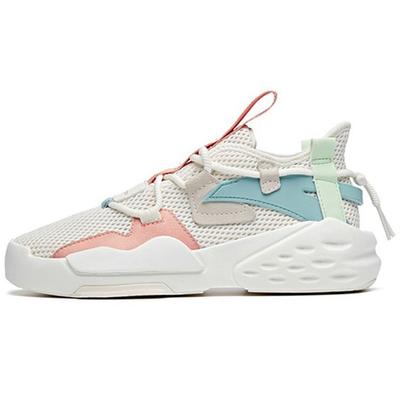 Badass 6 Slip Resistant Shock Absorbing Durable Low Top Sneakers Women Sneakers White Pink 122028086-2