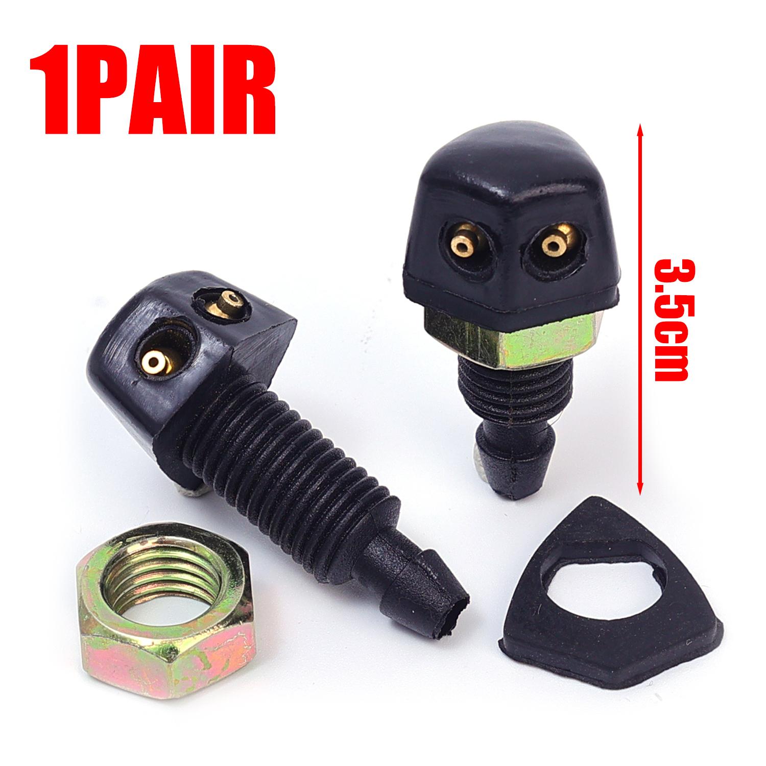 

Universal Car Front Window Windshield Washer Wiper Nozzles Jet Windscreen Sprayer Sprinkler Kits Washer Outlet Car DIY Kits