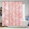 Beach Shower Curtain Beach Sunsets Blue Tones Waterproof Fabric Bath Mat Room Decor Custom Size Printing