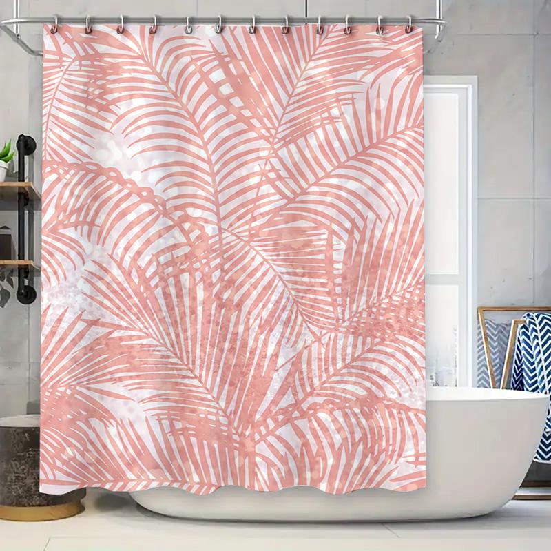 Beach Shower Curtain Beach Sunsets Blue Tones Waterproof Fabric Bath Mat Room Decor Custom Size Printing