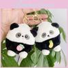 Adorable Plush Panda Bear Keychain Soft Toy Cute Coin Purse Key Holder For Girls