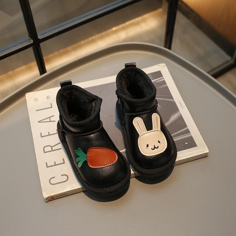 Koreanische Version niedliche Kinder Schneestiefel Winter neue warme Kinderstiefel Kurzstiefel