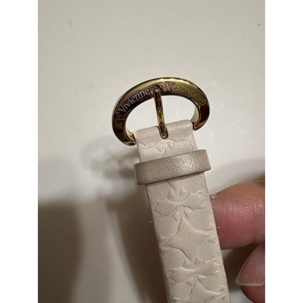 Used Vivienne Westwood ORB II Watch White Leather