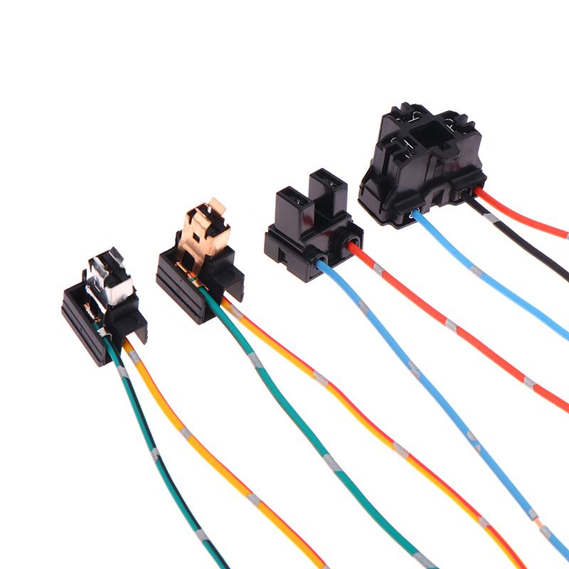2Pcs Headlight Lamp Bulb Socket Wiring Harness Connector Plug Adapter Line For H1 H7 H4 Bulb Car Headlight Connection Plugs