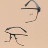 Business Reading Glasses For Women And Men Metal Frame Anti Blue Light Eyeglasses