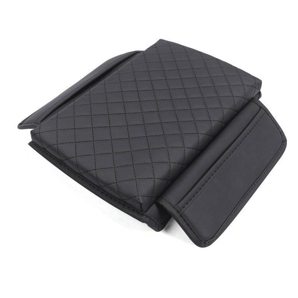PU Leather Car Armrest Pad Center Console Armrest Mat For Tesla Model 3 Y Auto Armrests Storage Box Cover Car Accessories