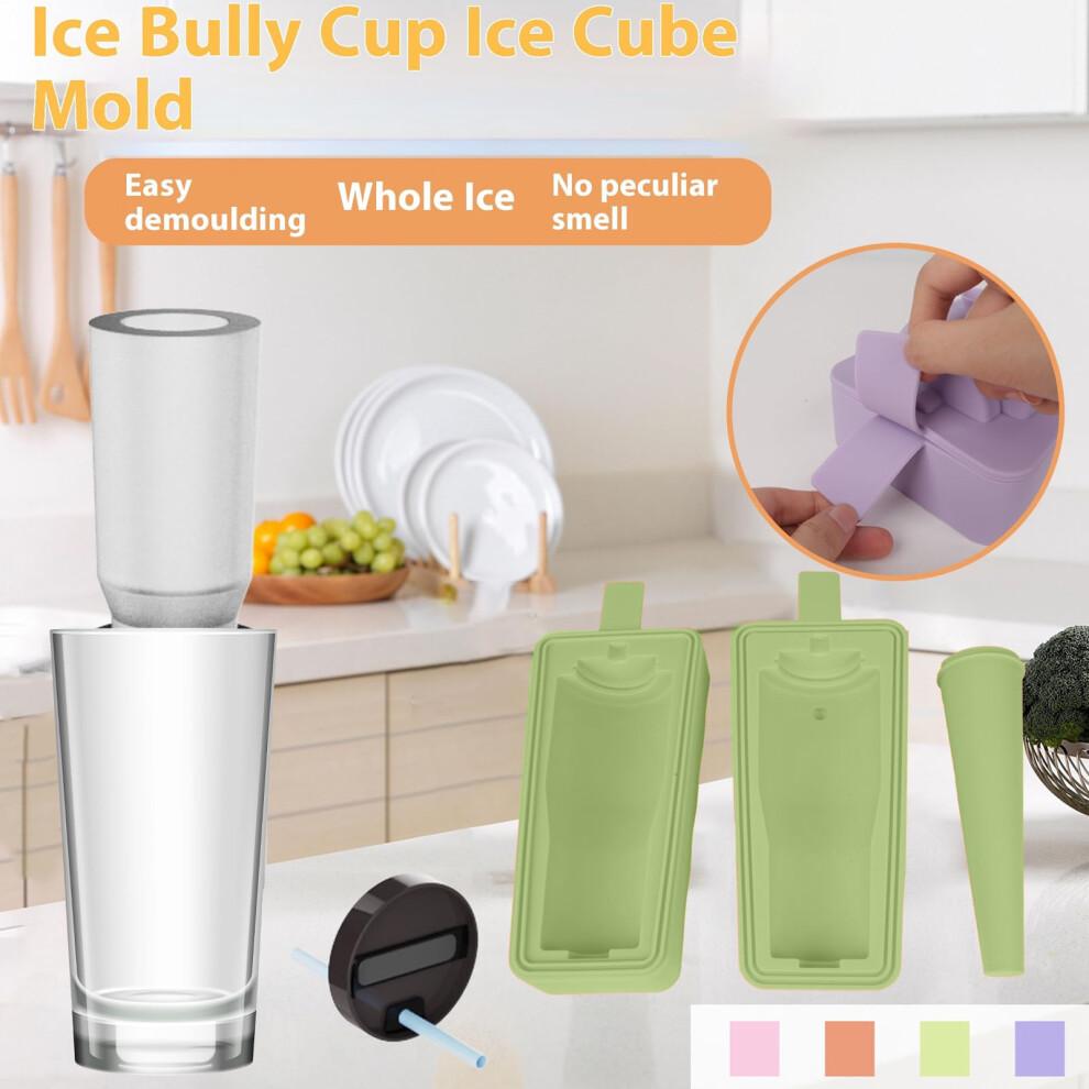 Multifunctional Silicone Ice Cube Mold, Juice Capacity 430ml, Green