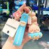 Adorable Cartoon Silicone Pig Keychain Lovely Bag Charm For Girls Car Decor