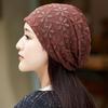 Hollow Out Crochet Slouchy Hat Breathable Turban Beanies Caps Chemo Cap Beanies Cap  Women Girls